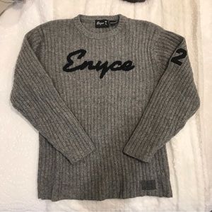 ENYCE Vintage Athletic Ribbed Sweater L